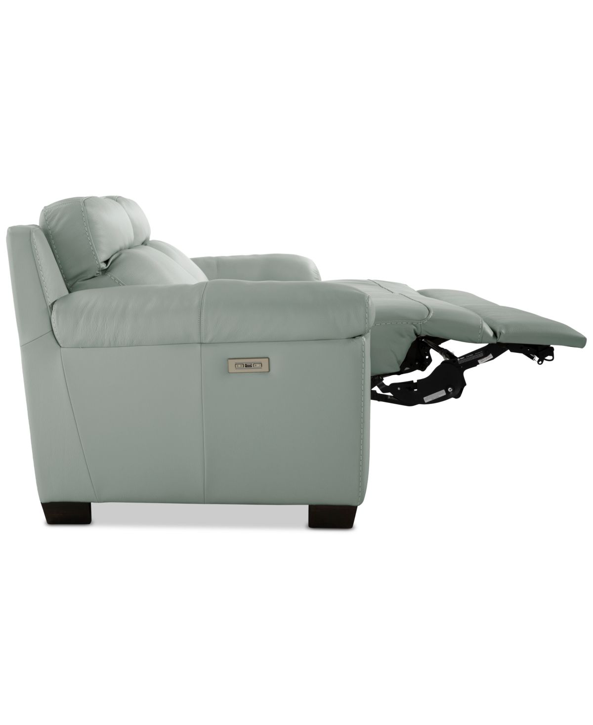Macy's Julius Ii 2-pc. Leather Sofa With 2 Power Recliners, Exclusively At  In Gray