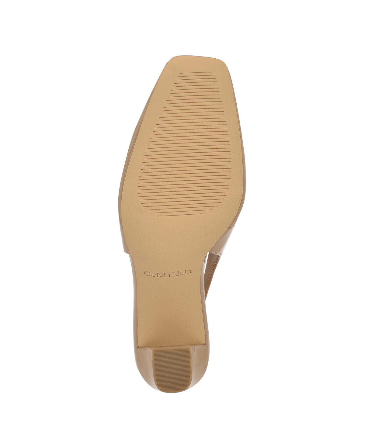 Calvin Klein Women's Raline Square Toe Slingback Pumps In Nude