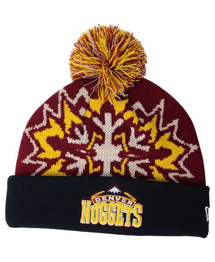 New Era Denver Nuggets Glowflake Knit Hat Macy's