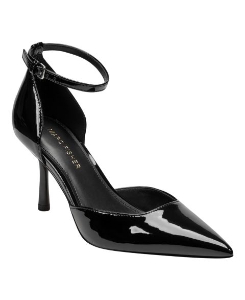 Женские туфли Marc Fisher Rvker Two-Piece Stiletto Pumps, цвет: Чёрный лаковый