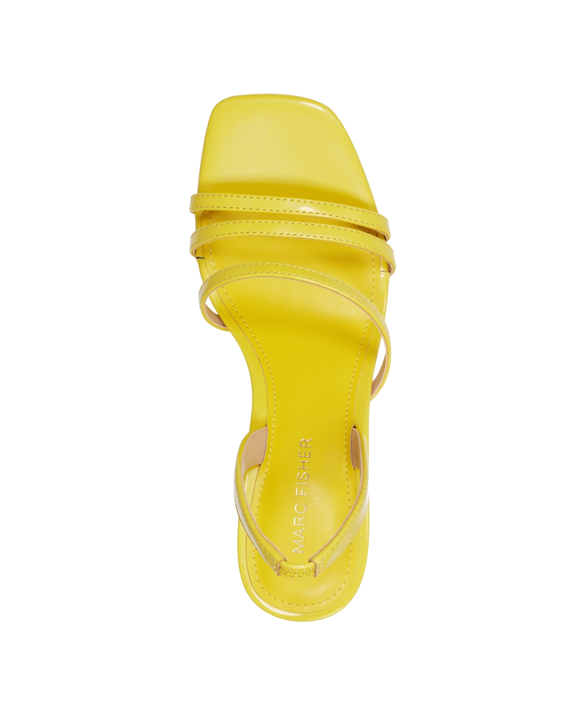 Marc Fisher Women's Nalina Strappy Slip-on Sandals In Yellow