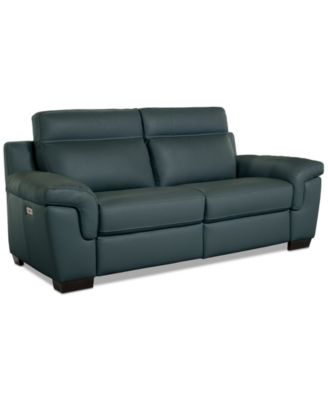 Julius II 2-Pc. Leather Sofa with 2 Power Recliners, Exclusively at Macy's