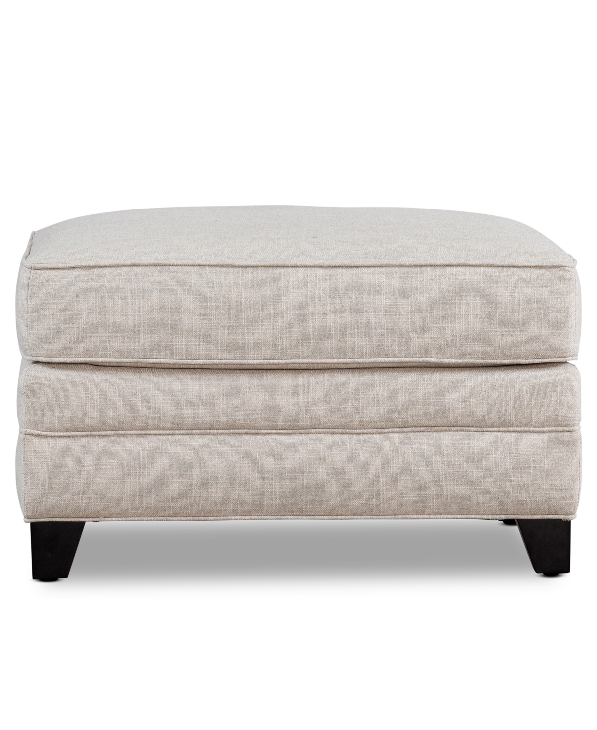 Jonathan Louis Kallison Fabric Ottoman, Exclusively At Macy's In Sand