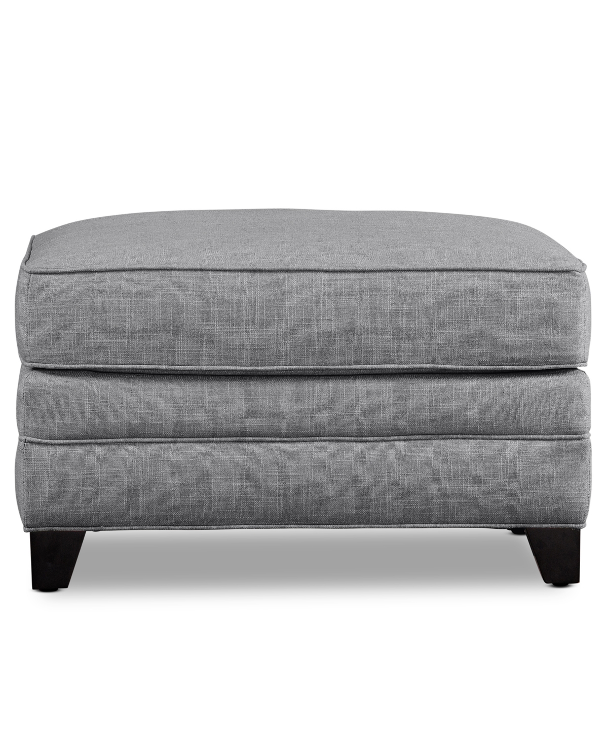 Jonathan Louis Kallison Fabric Ottoman, Exclusively At Macy's In Gray