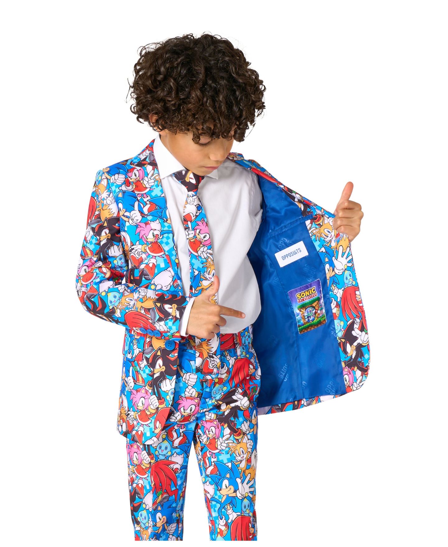 Детский костюм OppoSuits Sonic для мальчиков — фото 7