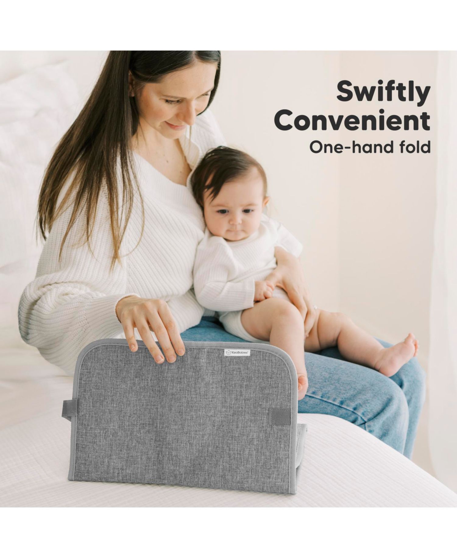 Swift Diaper Changing Pad, Portable Waterproof Diaper Changing Pad for Baby, Travel Changing Pad for Diaper Bag