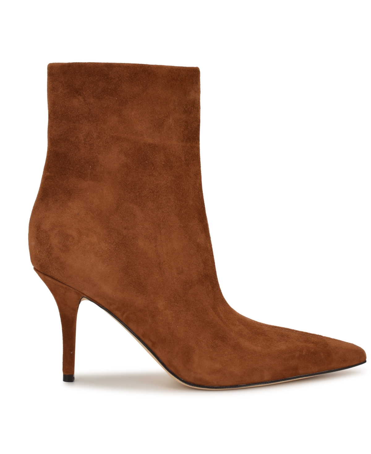 Nine West Ohmy Pointed Toe Bootie In Brown