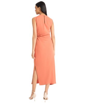 Women's Sleeveless Sheath Midi Dress