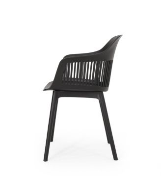 Dahlia Modern Outdoor Chair Weather-Resistant Plastic Minimalist Design