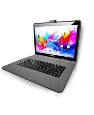 10.1" Octa Core 256GB Storage Android 15 with Designer Cloth Keyboard Case and Stylish Backpack and Pen Stylus