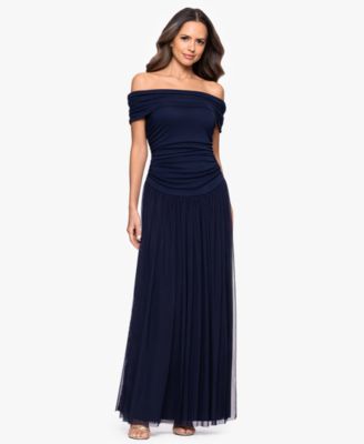 Women's Off-The-Shoulder Long Sheath Dress