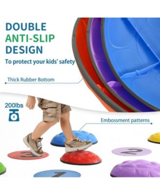 6-piece turtle-shaped stepping stone for kids