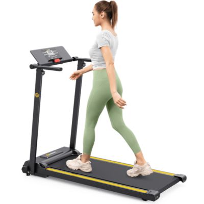 Foldi Mini Treadmill, SpaceSaver Folding Treadmill, with HIIT Mode, 0.6-6.2MPH Speed, Pet-Friendly