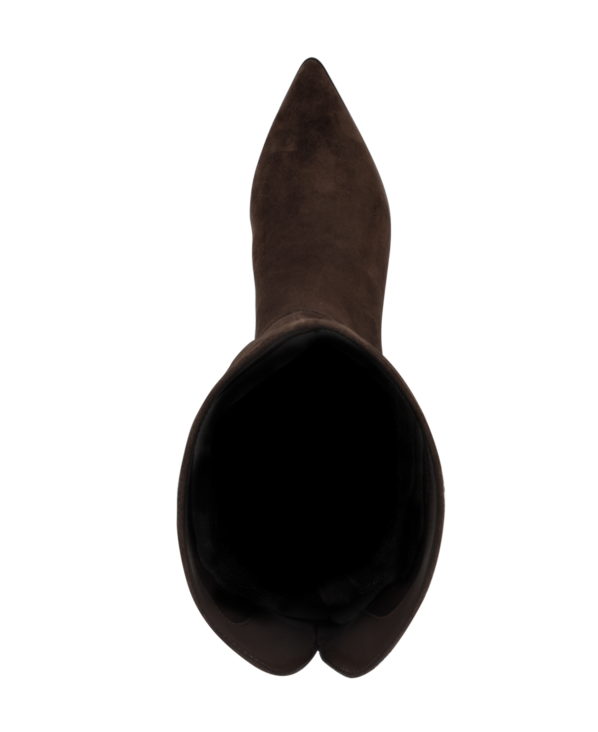 Nine West Women's Morgin Tall Pointy Toe Block Heel Boots In Brown