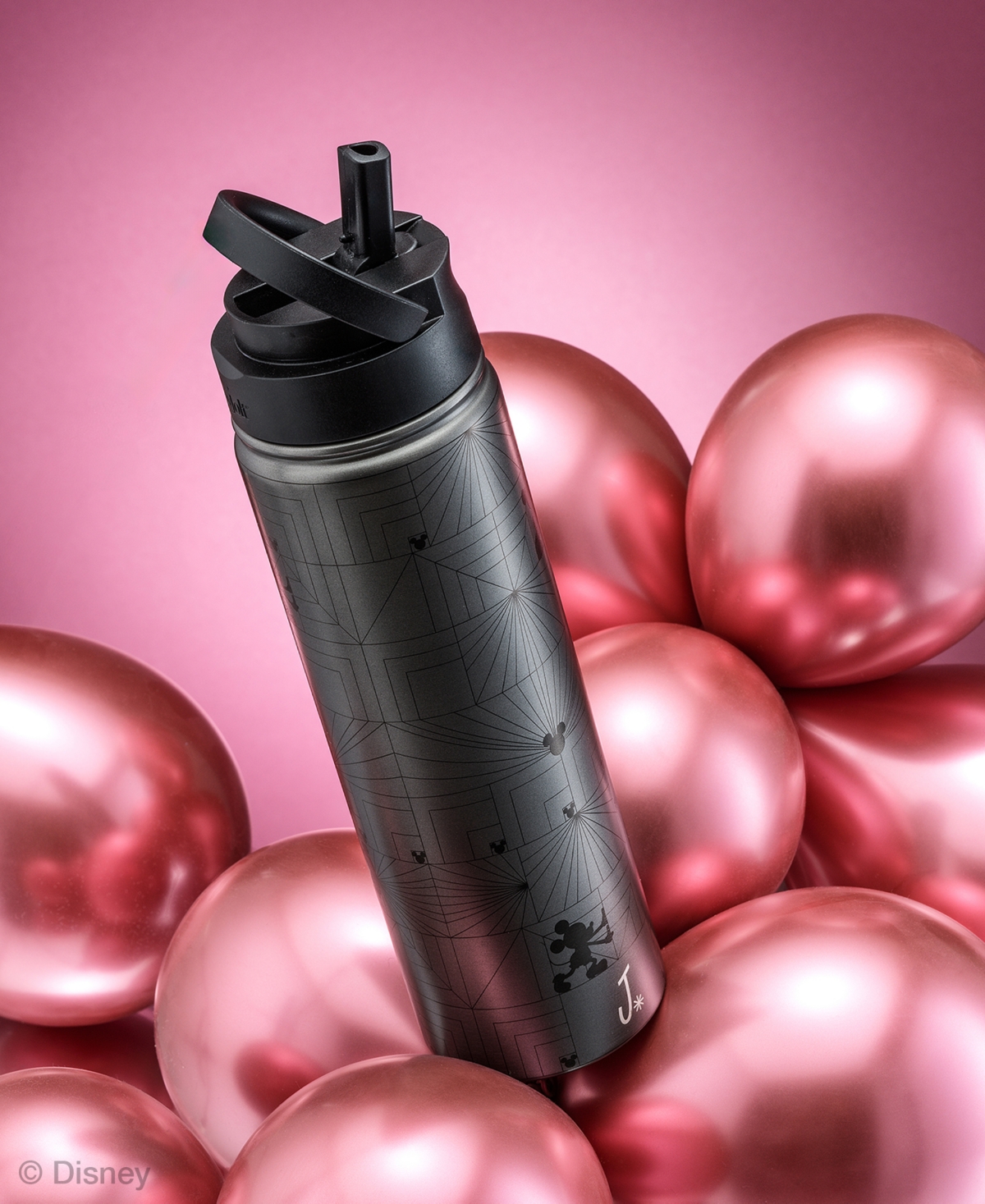 JoyJolt 22 oz. Mono Mouse Vacuum Insulated Water Bottle