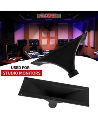 Waveguide Heavy Duty 3X7" 4Pcs Directivity Tweeter Exit Horn Throat Lens Easy Installation - HISE 3X7 4Pcs