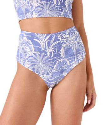 Roxy - Juniors' Mana Boy-Cut High-Rise Cheeky Bikini Bottoms