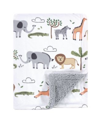 Dual-Sided Mink and Sherpa Plush Throw
