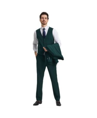 Men's Hybrid-Fit 3pc Notch Lapel Suit Set, Jacket Vest and Pants