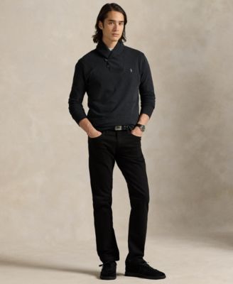 Men's Luxury Jersey Shawl-Collar Pullover