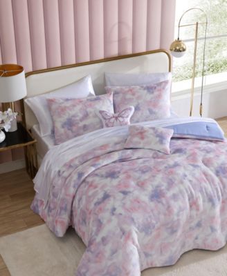 Sunset Tie Dye Plush 5-Pc. Comforter Set, Full/Queen