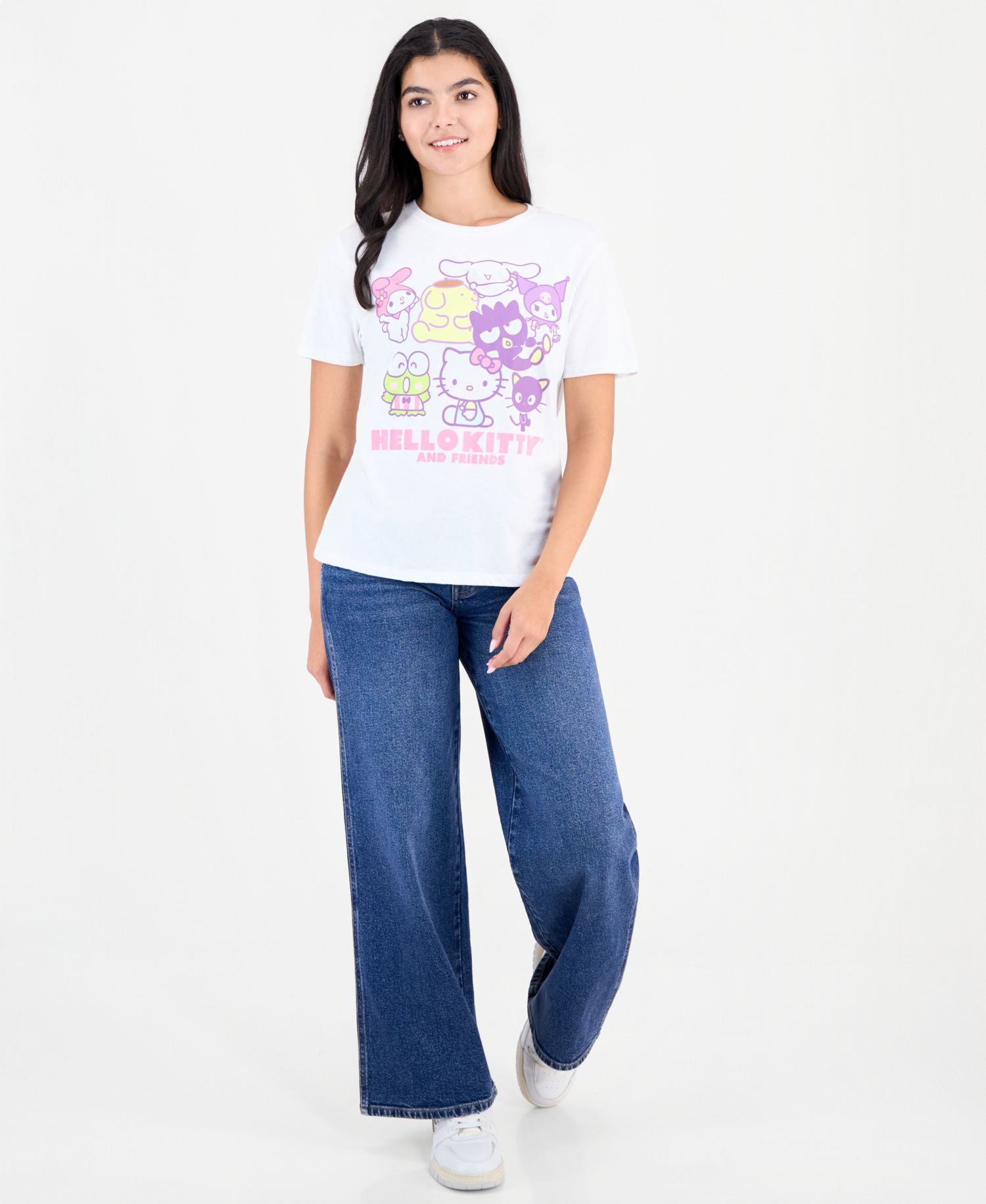 Juniors' Hello Kitty And Friends Graphic T-Shirt