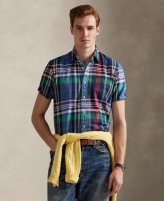Polo Ralph Lauren - Men's Classic-Fit Yarn-Dyed Plaid Cotton Oxford Button-Down Shirt