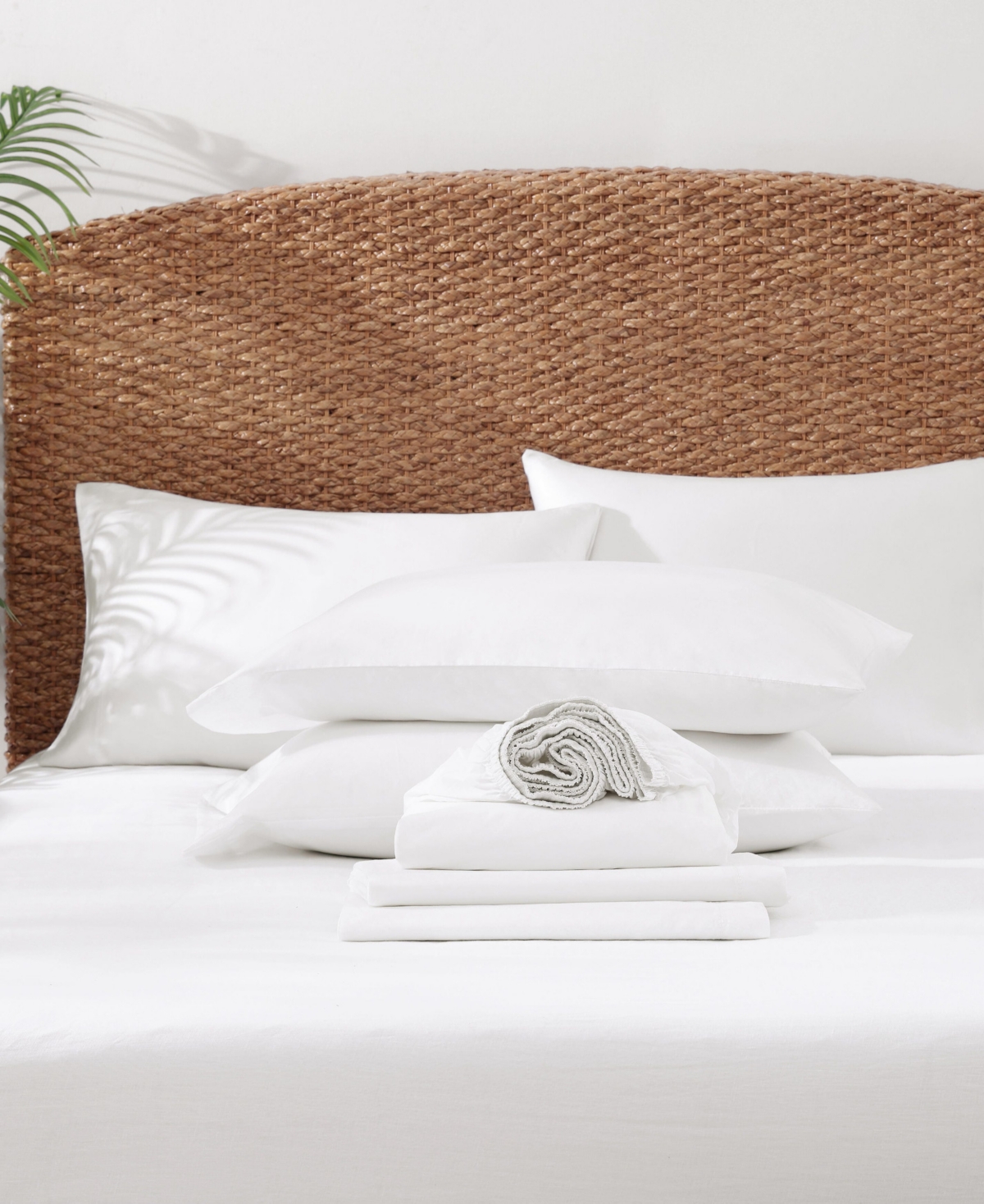 Tommy Bahama Solid 400-Thread Count Cotton 4-Pc. Sheet Set