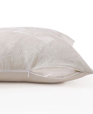 Tommy Bahama Island Estate Embroidered Floral Decorative Pillow, 20&amp;quot; X 20&amp;quot;