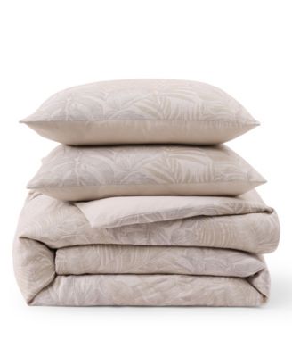 Tommy Bahama Jungle Palms Cotton 3-Pc. Duvet Cover Set, Full/Queen