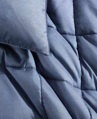 Washed Solid Reversible Plush 5-Pc. Comforter Set, Twin/Twin XL