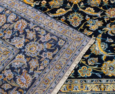 Bashian One Of A Kind Kashan 626237 Rug Collection In Blue