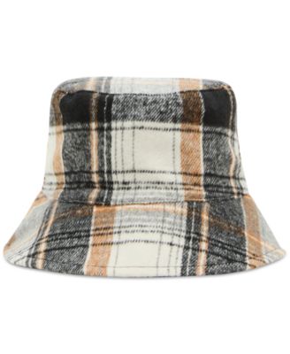 Steve Madden - Small Tartan Plaid Bucket Hat