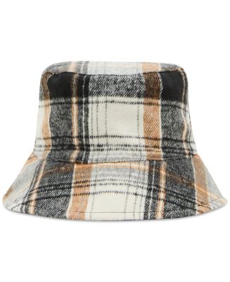 Steve Madden Small Tartan Plaid Bucket Hat - Macy display picture 2