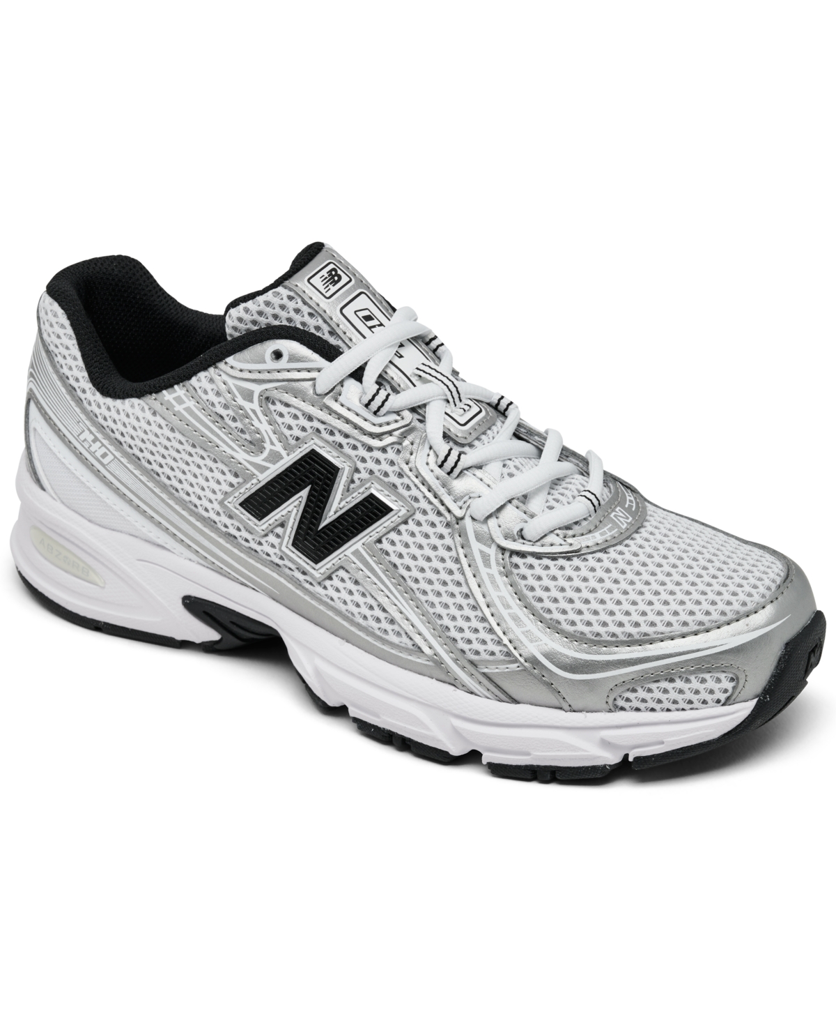 New Balance Little Kids 740 Casual Sneakers From Finish Line In Silver