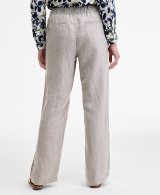 Women's 100% Linen Drawstring Pants, Created for Macy's