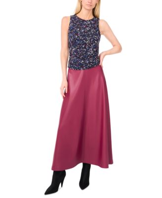 Women's Sleeveless Rouched Blouse