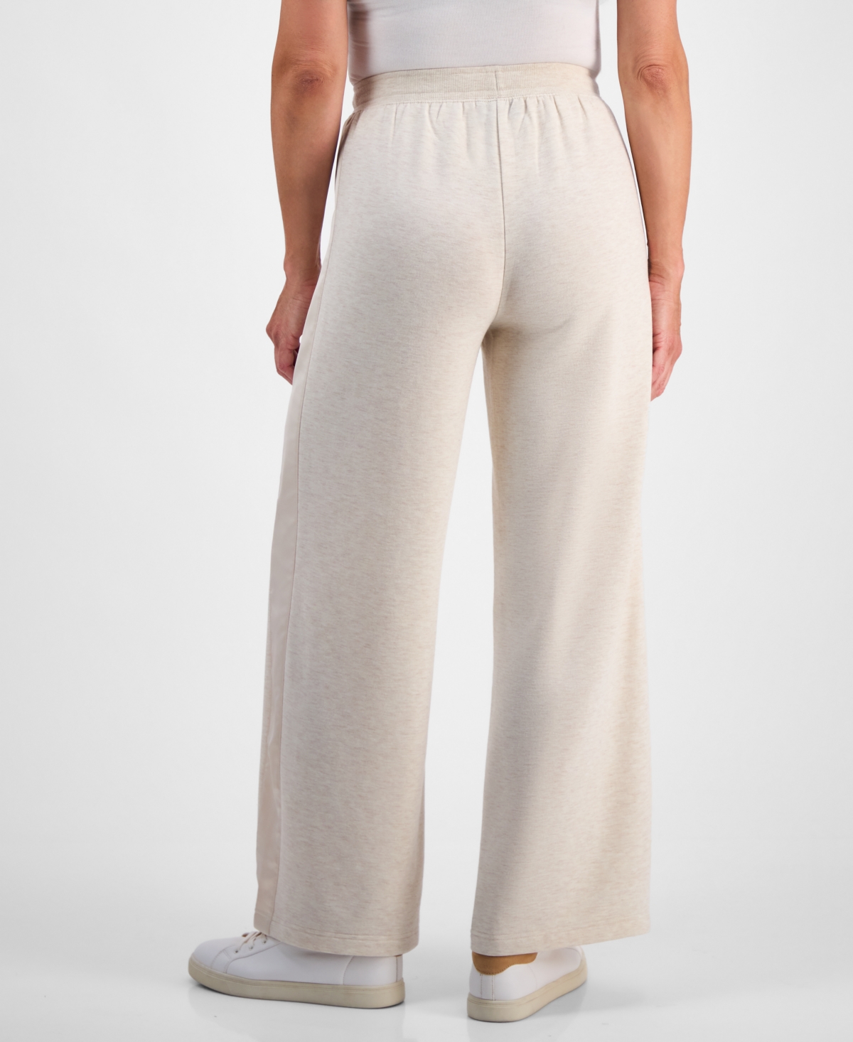 Style & Co Petite Cloud Fleece Sweatpants, Macy's Exclusive In Neutral