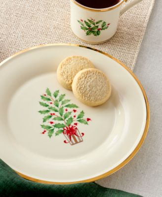 Holiday Tree Accent Plates, Set of 4