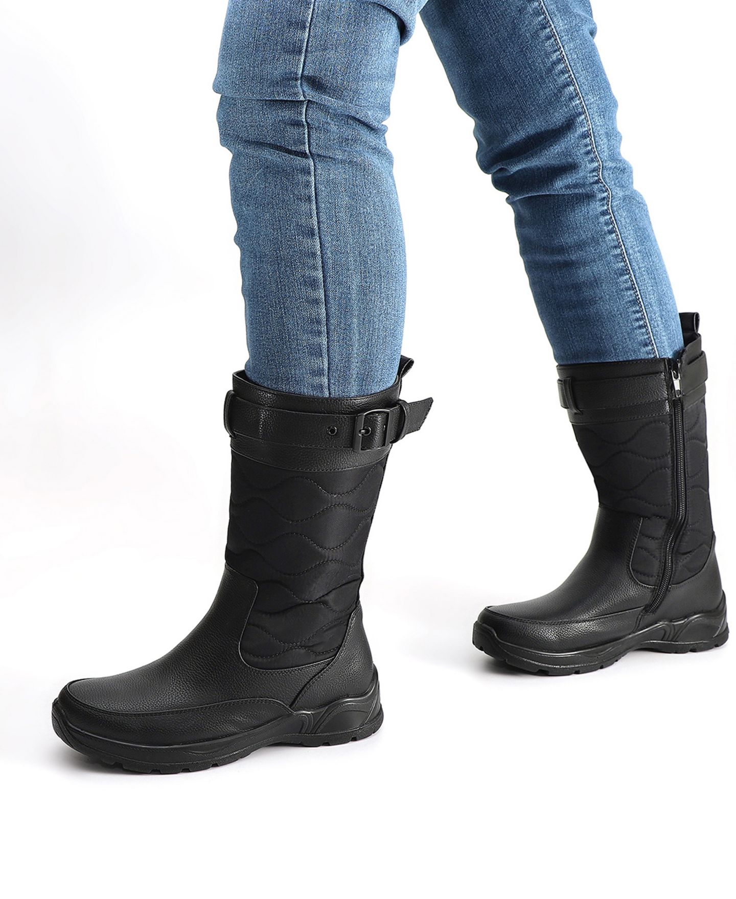 Женские ботинки Easy Street Blizzard Waterproof, цвет: Чёрный — фото 7