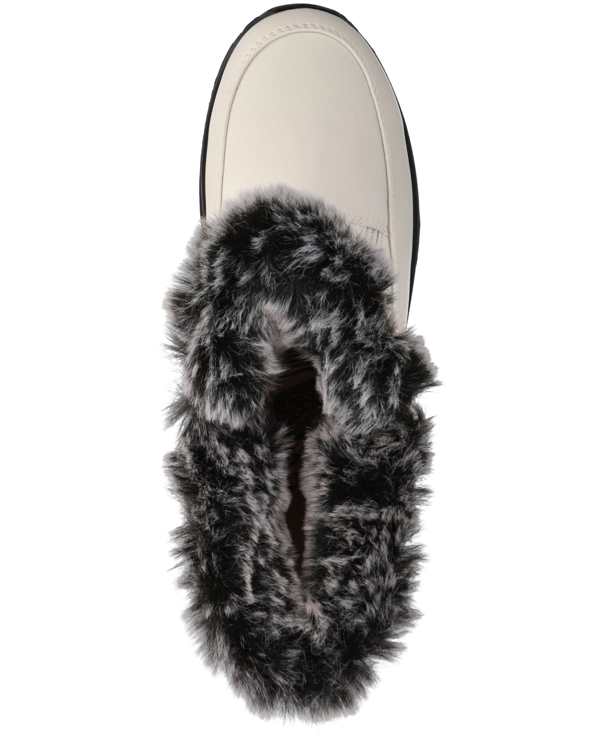 Easy Street Portland Faux Fur Lined Waterproof Boot In White