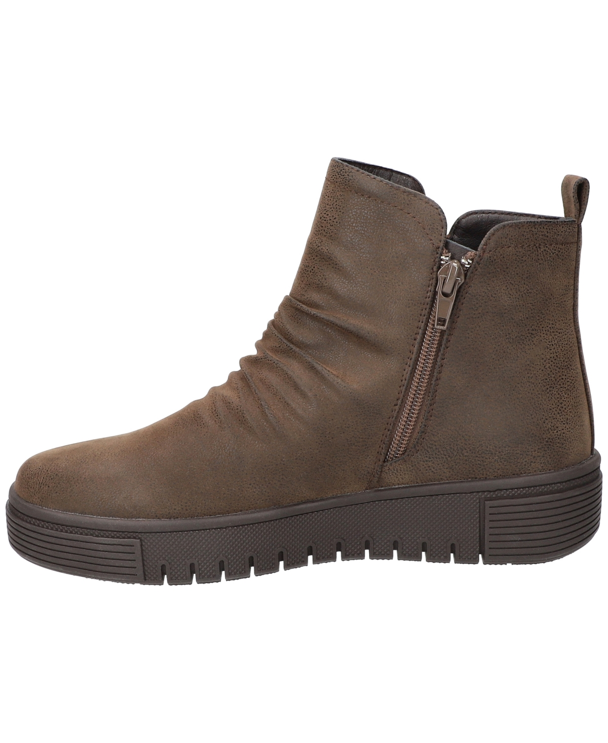 Easy Street Easy Women's Street Estella Slip Resistant Ankle Boots In Brown