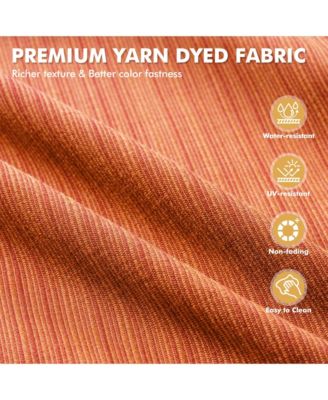 Wicker Outdoor Patio Furniture Set, 9PCS Rattan Modular Sectional Sofa,Outside Swivel Rocking Chairs Coversation Set with Side Table