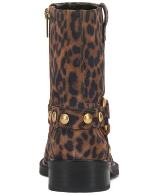 Women's Amais Studded Harness Moto Booties