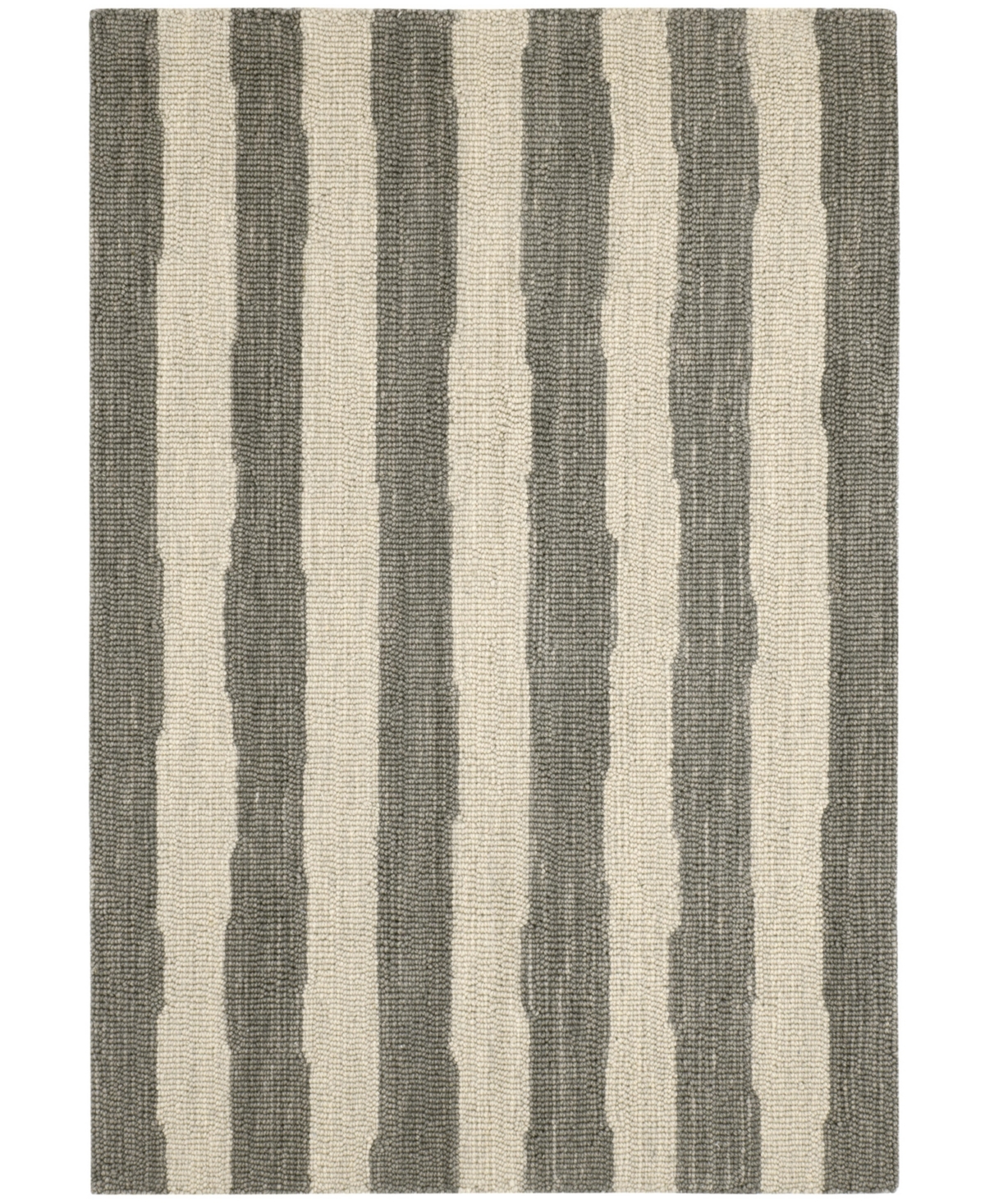 Dash And Albert Rugs By Annie Selke Silas Stripe Da2220 5'x8' Area Rug In Gray