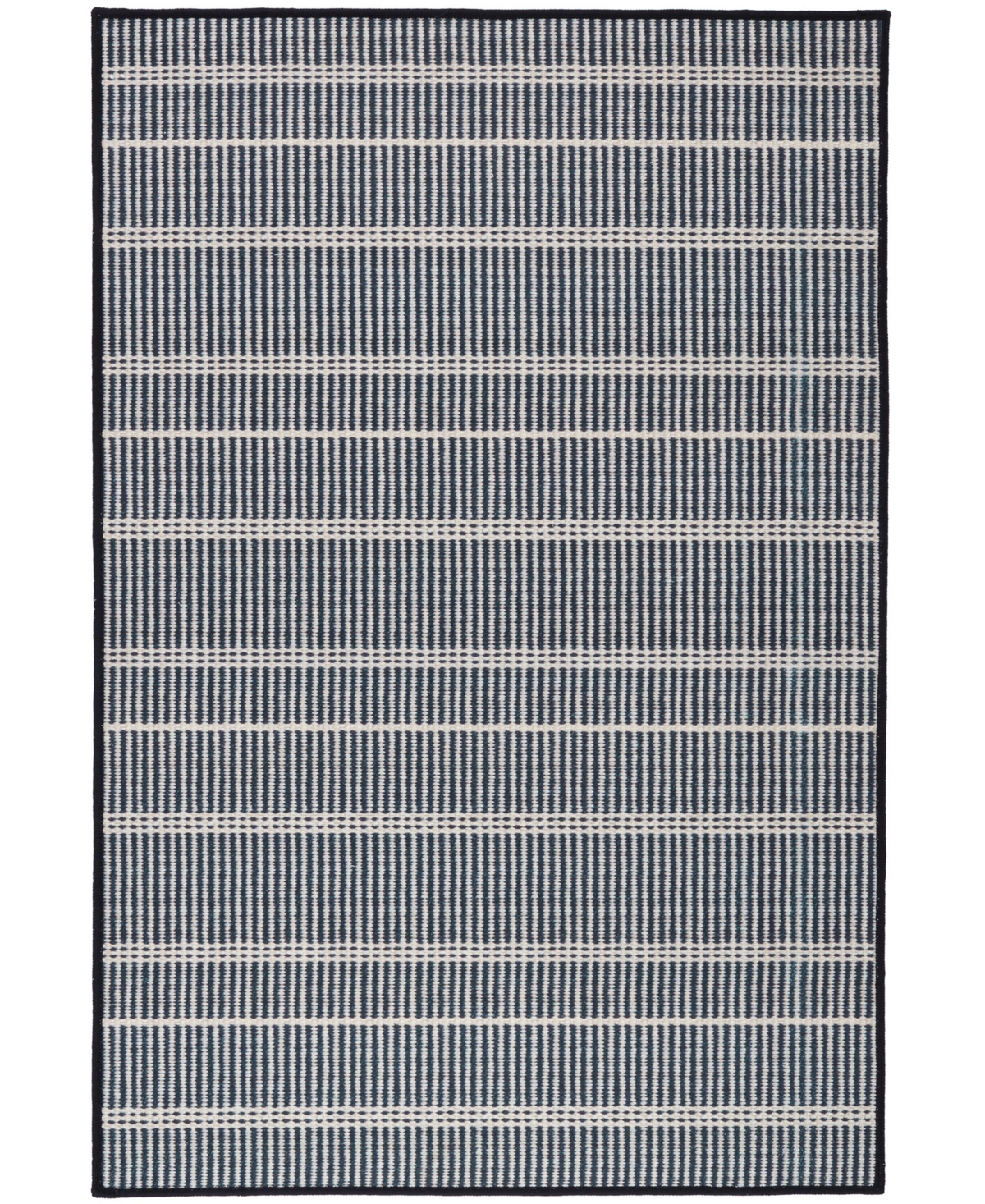 Dash And Albert Rugs By Annie Selke Samson Machine Washable Da2194 2'x3' Area Rug In Black