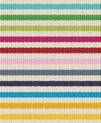 Rainbow Stripe Machine Washable DA2052 8'x10' Area Rug