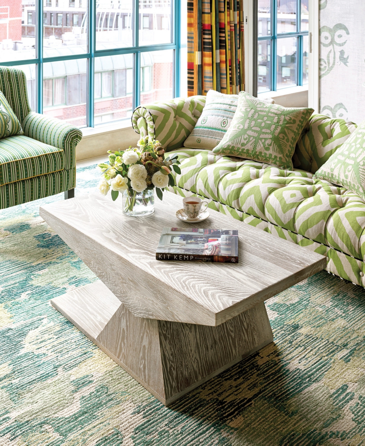 Dash And Albert Rugs By Annie Selke Lady Cross Da1988 8'x10' Area Rug In Green