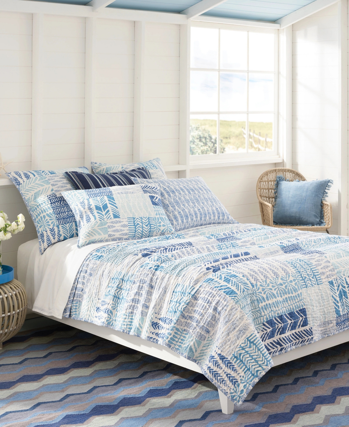 Dash And Albert Rugs By Annie Selke Safety Net Indoor/outdoor Da1946 3'x5' Area Rug In Blue