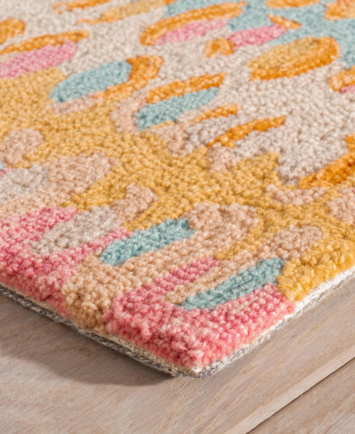 Dash And Albert Rugs By Annie Selke Paint Chip Wool Da1833 4'x6' Area Rug In Multi